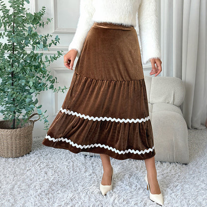 Mid-length Lace Skirt Women's Clothing