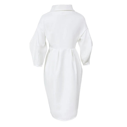 Women's Classic Winter Long Coat, Double-Breasted Belted Trench With Wide Lapel, Solid Color Oversized Overcoat For Casual Style