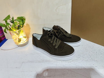 Viscose Shoes Women Solid Color Brown Round Toe